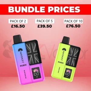Hayati Rubik 7000, 7k Puffs Prefilled Pod Vape Kit