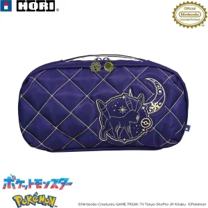 Hori Pokemon Quilted Medium Pouch Switch 2 Umbreon Espeon Case