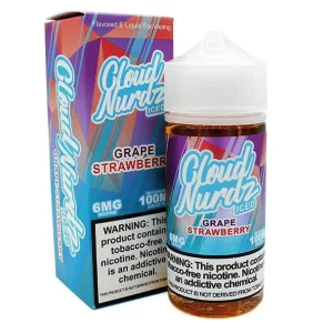 ICED Strawberry Grape - 3mg - Cloud Nurdz - 100mL