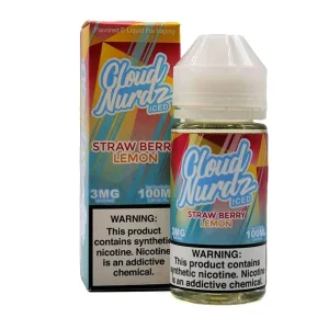 ICED Strawberry Lemon - 3mg - Cloud Nurdz - 100mL