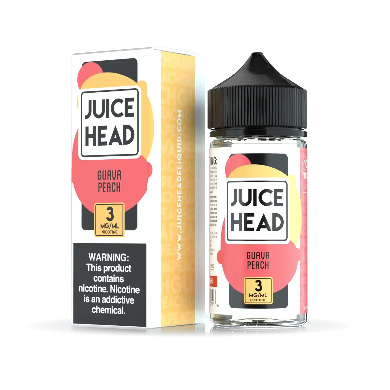 Juice Head – Guava Peach – 100ML E-Liquid