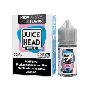 Juice Head Salts – Cake Batter – 30ML E-Liquid