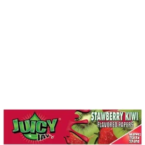 Juicy Jay's King Size Slim Strawberry Kiwi Flavoured Papers
