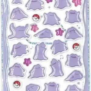 Kamio Pokemon Petit Drop Sticker Ditto, Moisture-Sensitive Sheet