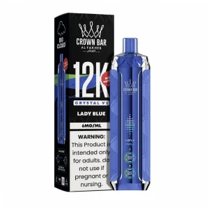 Lady Blue Al Fakher Crown Bar Crystal V2 12K