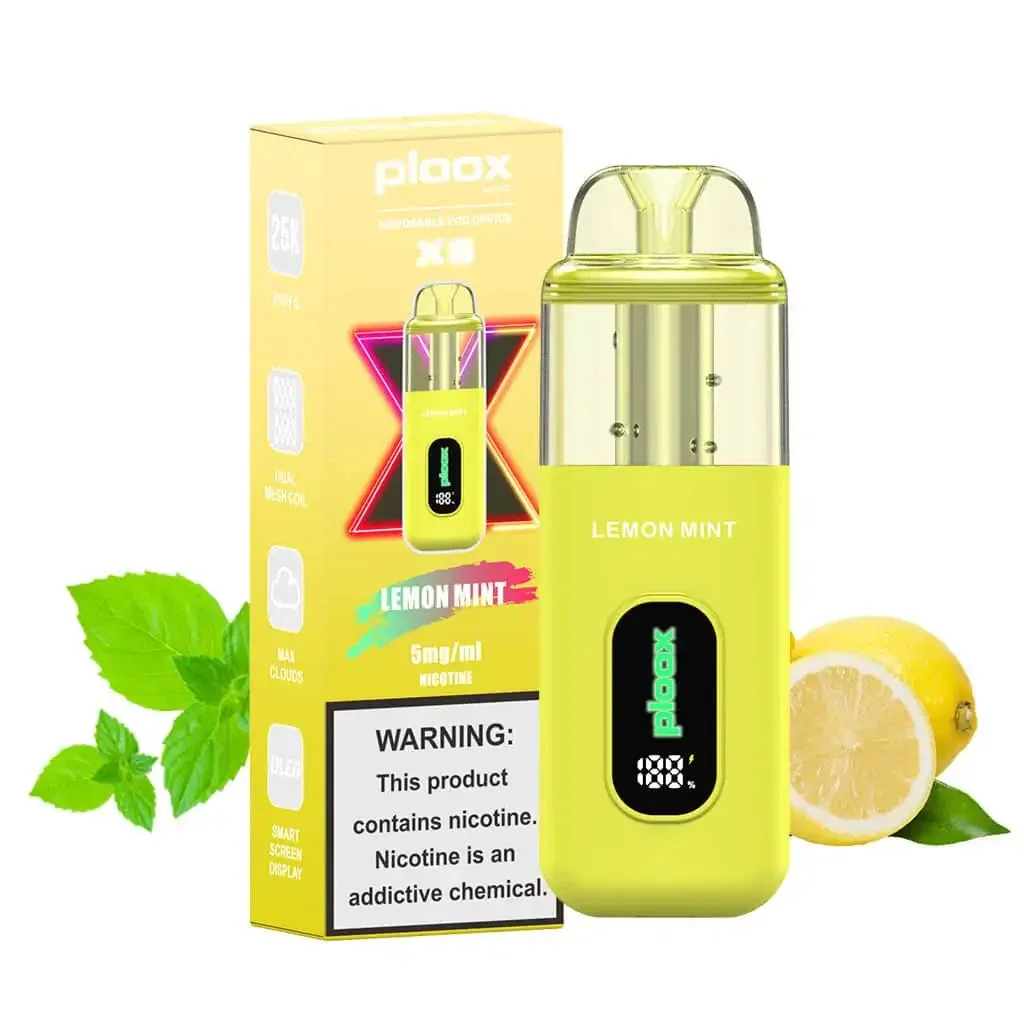 Lemon Mint - Ploox XS 25k Disposable E-Hookah