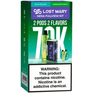 Lost Mary Nera Fullview 70K Kit: Baja Splash and Hawaiian Punch