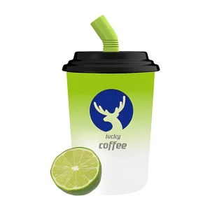 LUCKY Coffee Cup Disposable E-cigs 8000 Puffs – Lime
