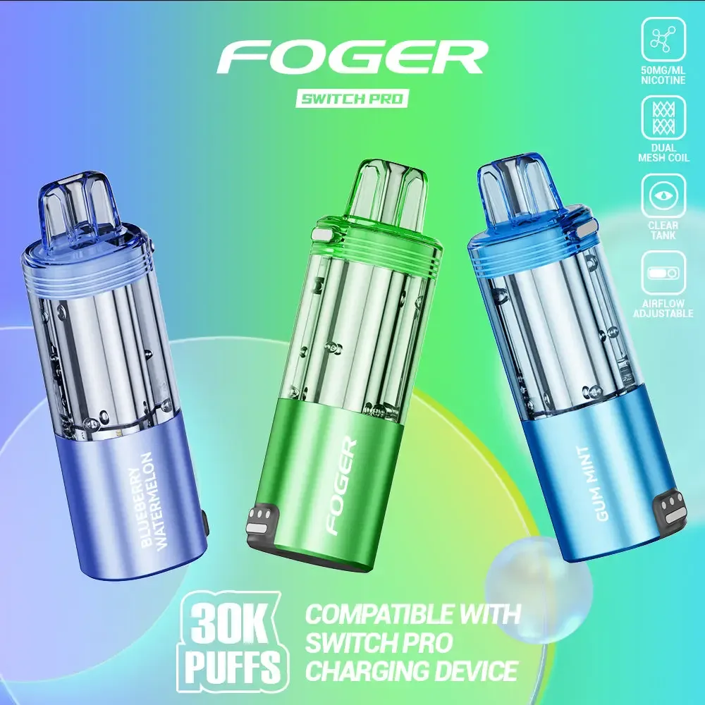 Made in USA | FOGER Switch Pro 30K Disposable Device POD – 30,000 Puff