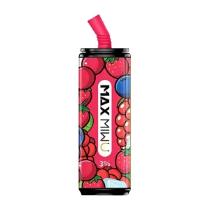 MAX MIWU Coke Tin Disposable E-cigs 3600 Puffs – Berry Ice