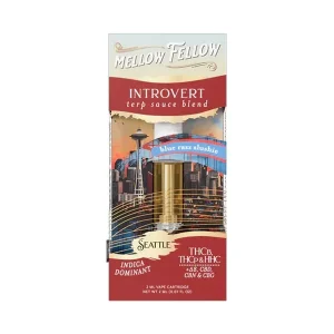 Mellow Fellow 2ml Cart Blue Razz Slushie