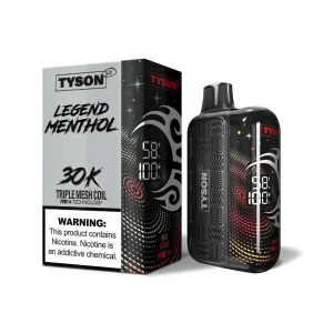 Menthol Silver Tyson 2.0 Legend 30K