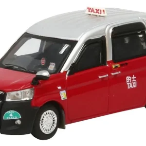 Model1 1/64 Toyota Comfort Hybrid Hong Kong Taxi Red Urban Yf5406