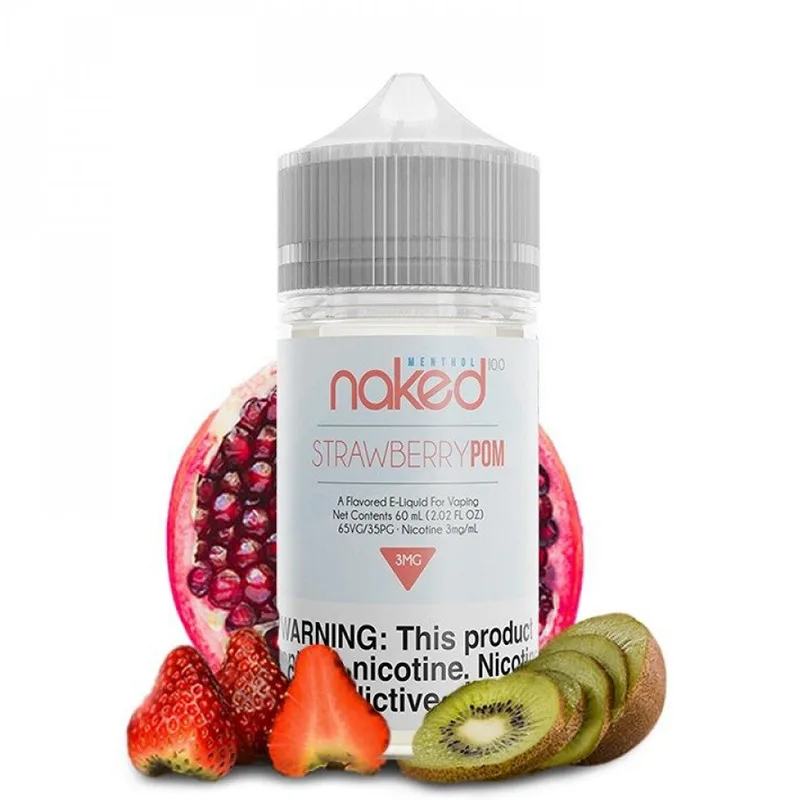 Naked 100 Strawberry Pom E-juice 60ml - Eleaf Official Store
