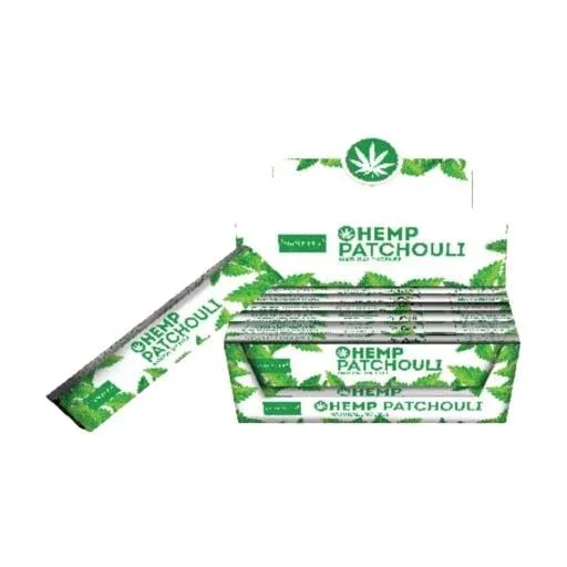 Nandita - Hemp Patchouli Incense Natural & Organic Hand-rolled Masala Incense Sticks 15g