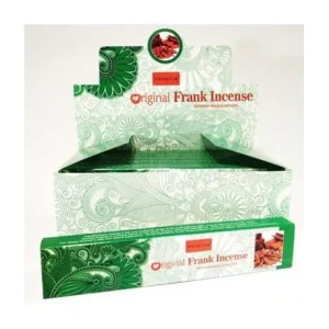 Nandita - Original Frankincense Incense Natural & Organic Hand-rolled Masala Incense Sticks 15g