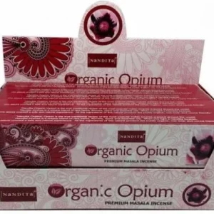 Nandita - Original Opium Incense Natural & Organic Hand-rolled Masala Incense Sticks 15g