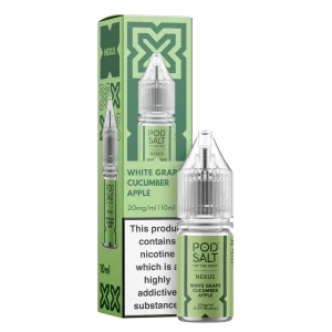 Nexus White Grape Cucumber Apple 10ml Nicotine Salt E-Liquid