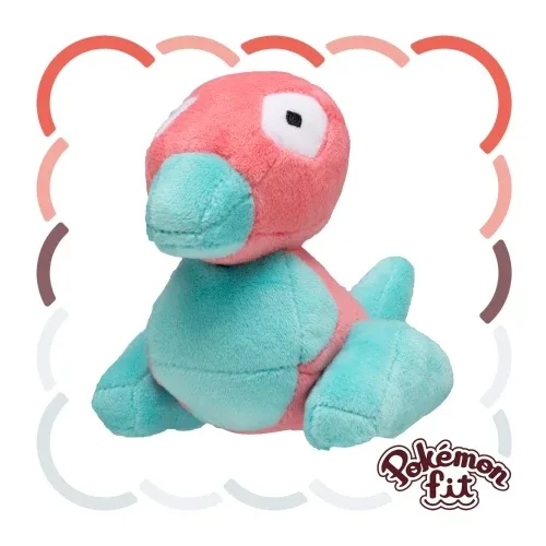 Official Pokemon Porygon Plush Fit Series Stuffed Toy
