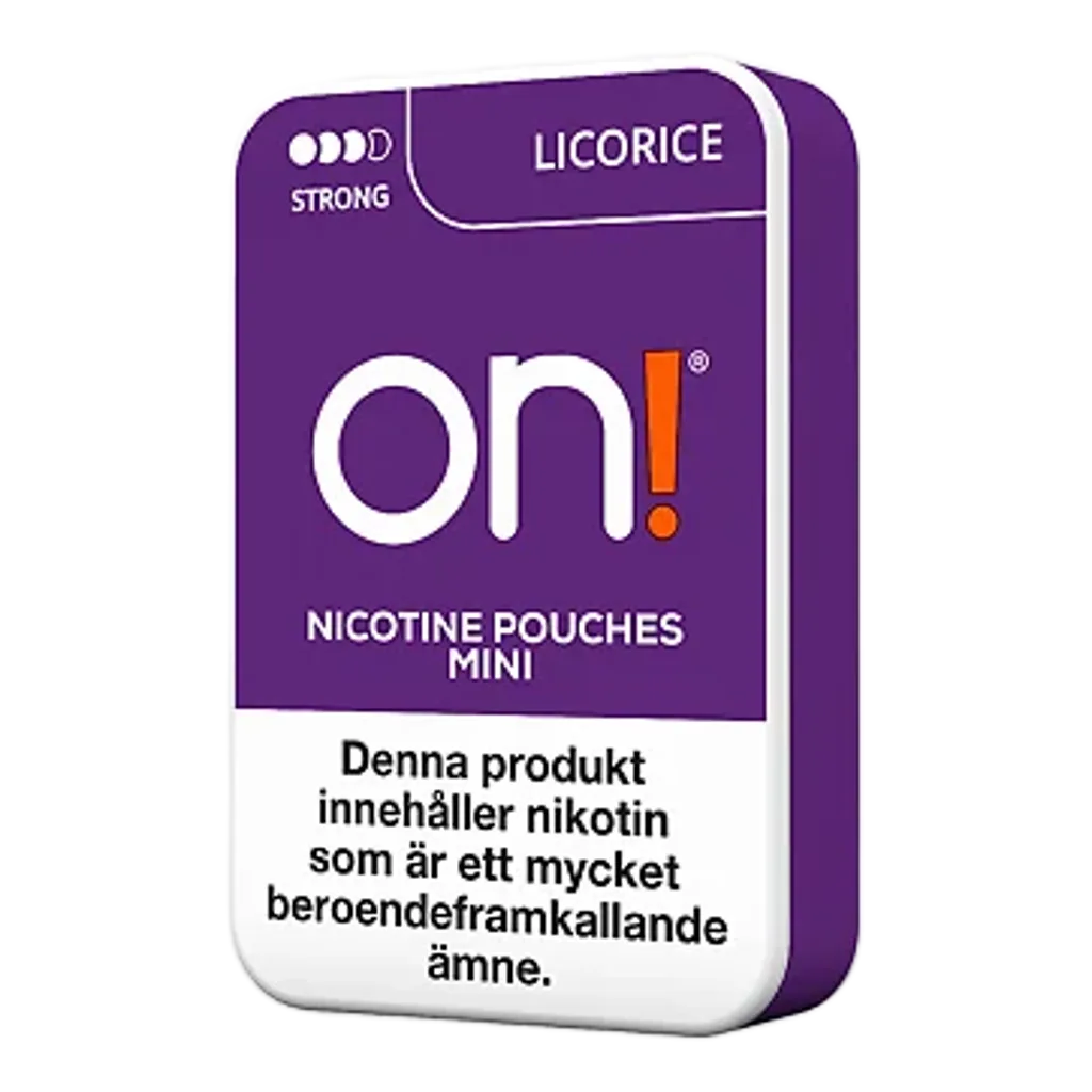 ON! Licorice Nicotine Pouches (5 Pack)