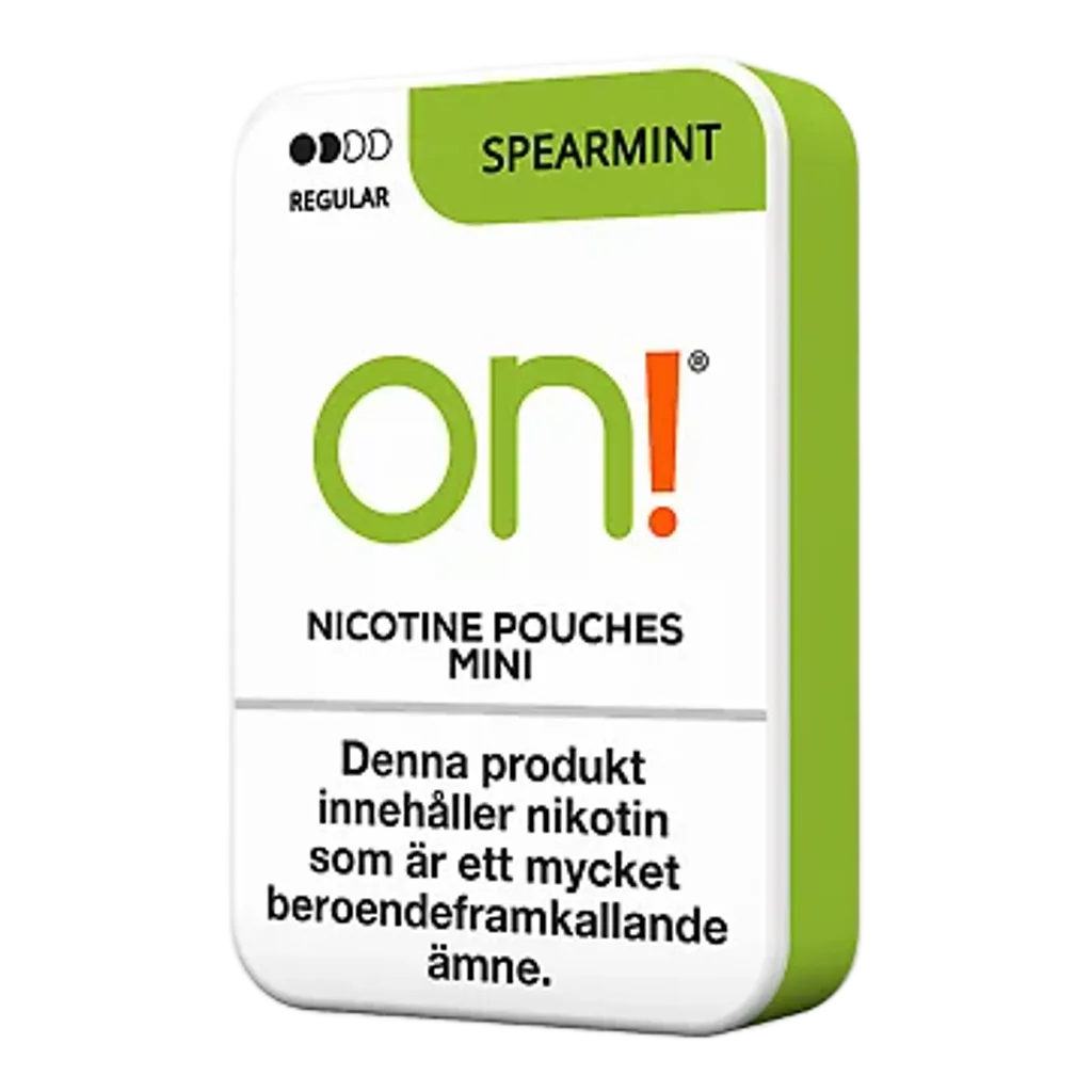 ON! Spearmint Nicotine Pouches (5 Pack) - Image 2