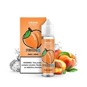 Orgnx Peach CHILLED Vape e-Liquid 60mL