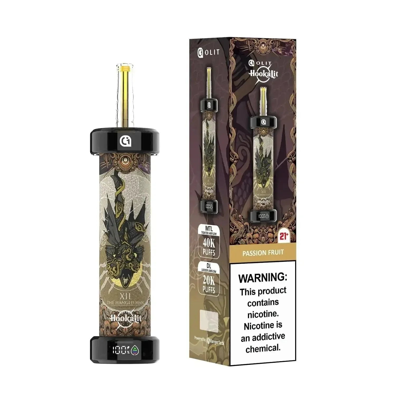 Passion Fruit - Olit Hookalit 40K Disposable E-Hookah