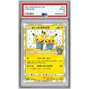 Pikachu Playing Manzai 407/SM-P Graded Pokémon TCG Japanese Card