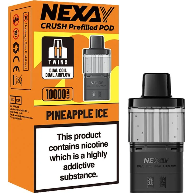 Pineapple ice Nexay Crush pod & refill 10ml