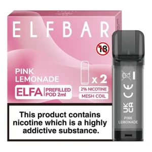 PINK LEMONADE ELF BAR ELFA PREFILLED POD