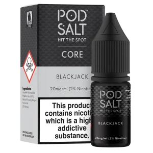 Pod Salt Core Blackjack 10ml Nicotine Salt E-Liquid