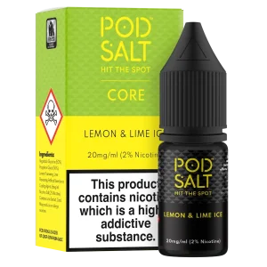 Pod Salt Core Lemon & Lime Ice 10ml Nicotine Salt E-Liquid