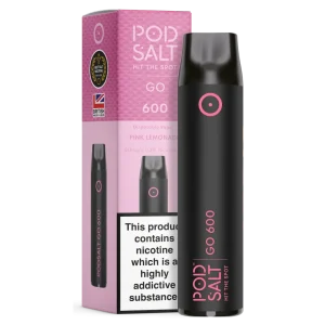 Pod Salt GO 600 Pink Lemonade Disposable Device