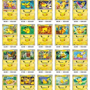 Pokémon Card M6a 30th CELEBRATION Pikachu 30-Card Complete Set