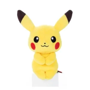 Pokemon Chokkorisan Pikachu Sitting Plush Toy - Official 12cm