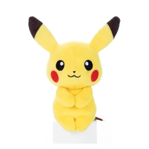 Pokemon Chokkorisan Pikachu Sitting Plush Toy - Official 12cm