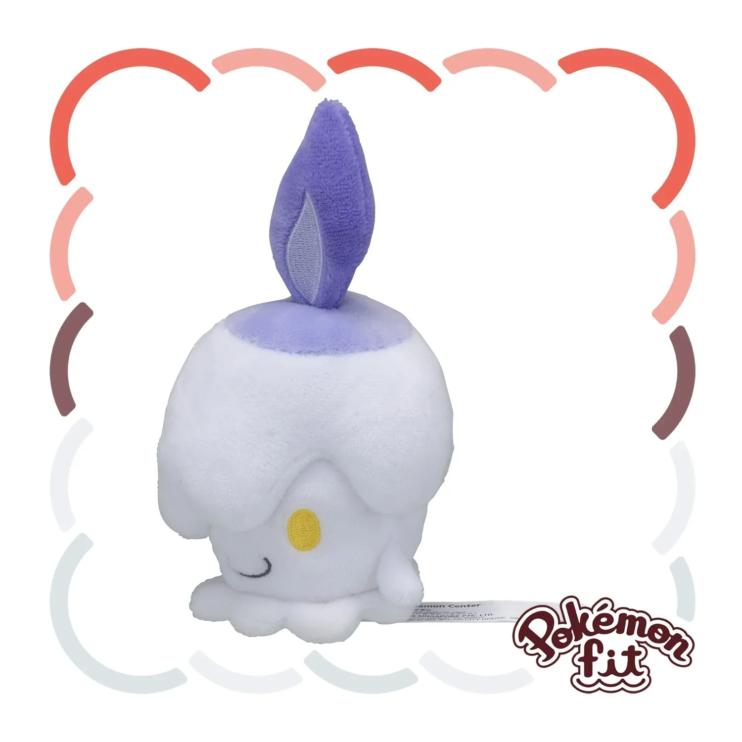 Pokemon Fit Litwick Soft Plush Stuffed Figure Doll - Image 2