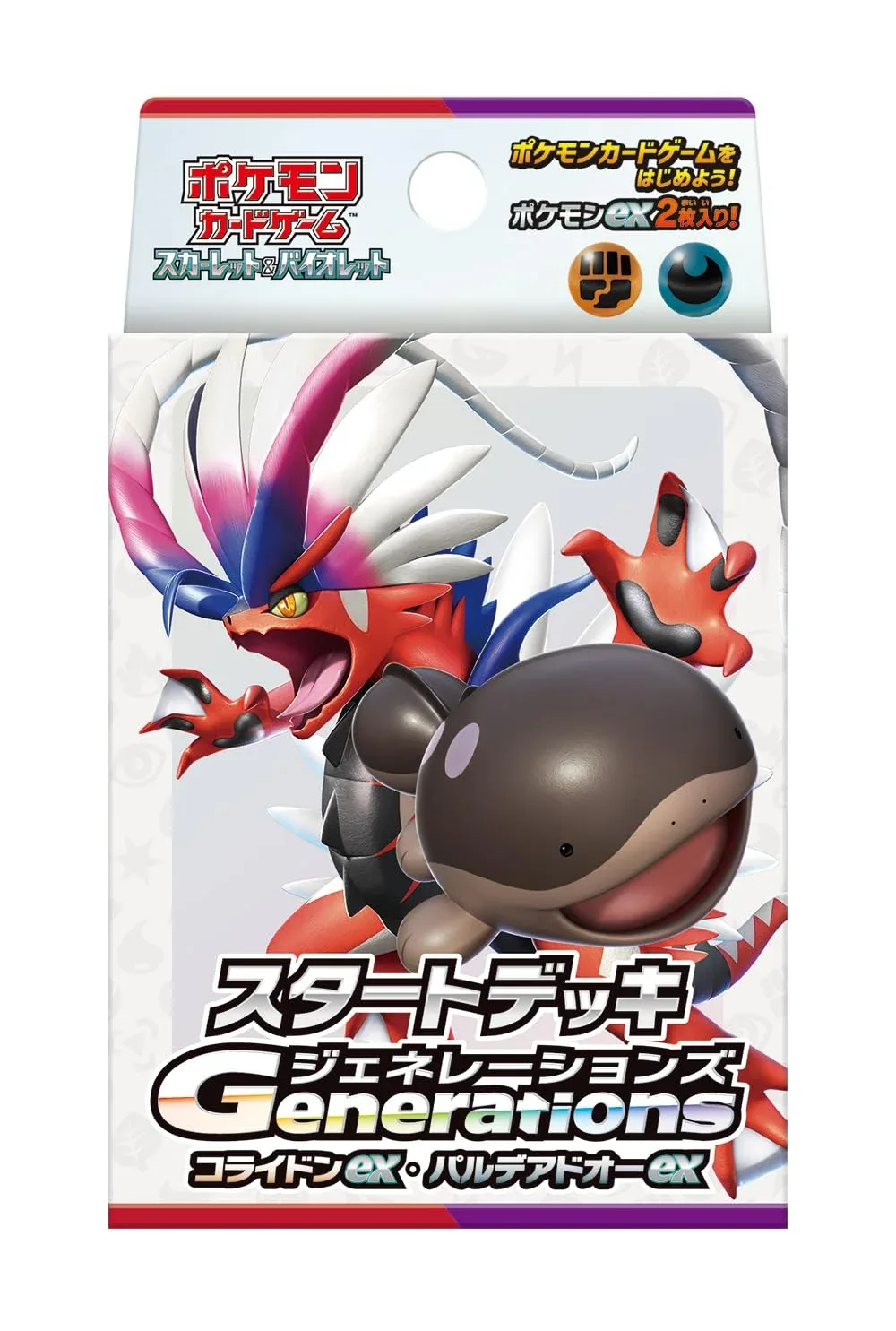 Pokemon Generations Koraidon Ex & Clodsire Ex Starter Deck TCG Japan