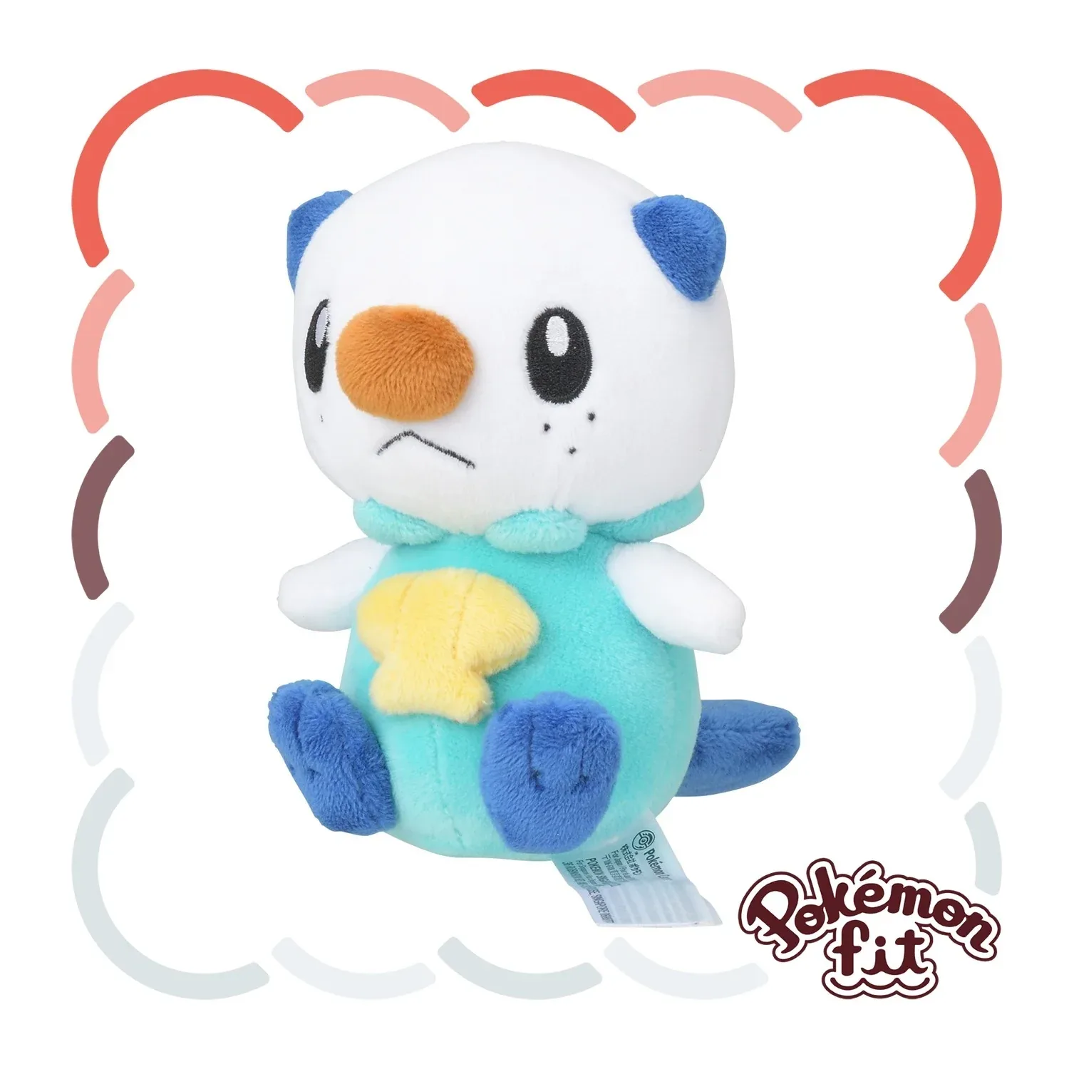 Pokemon Oshawott Fit Plush Figure 501 – Collectible Soft Toy - Image 2