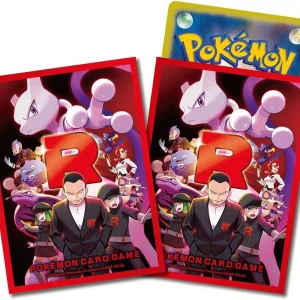 Pokemon Trading Card Game Team Rocket Glory Deck Sleeves 64 Count