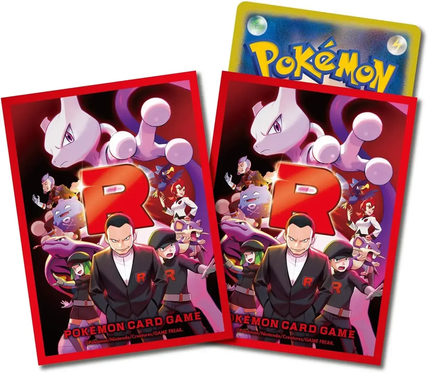 Pokemon Trading Card Game Team Rocket Glory Deck Sleeves 64 Count