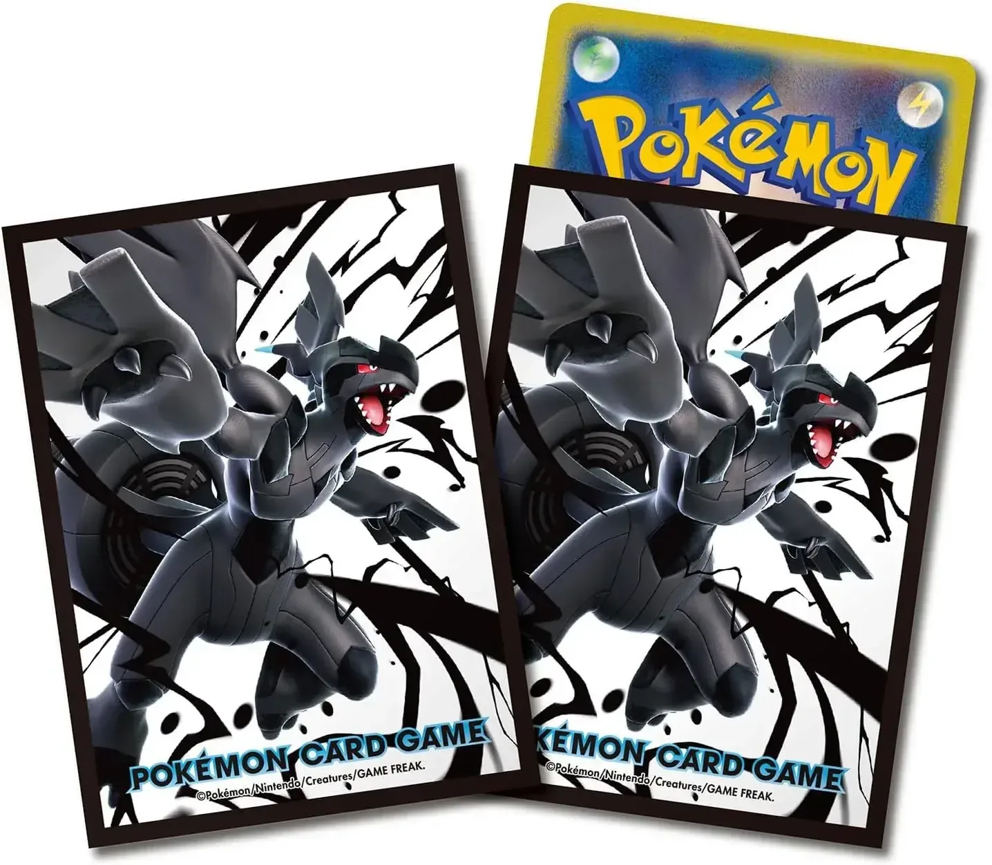 Pokemon Zekrom Trading Card Game Deck Sleeves 64-Pack Black Set - Image 2