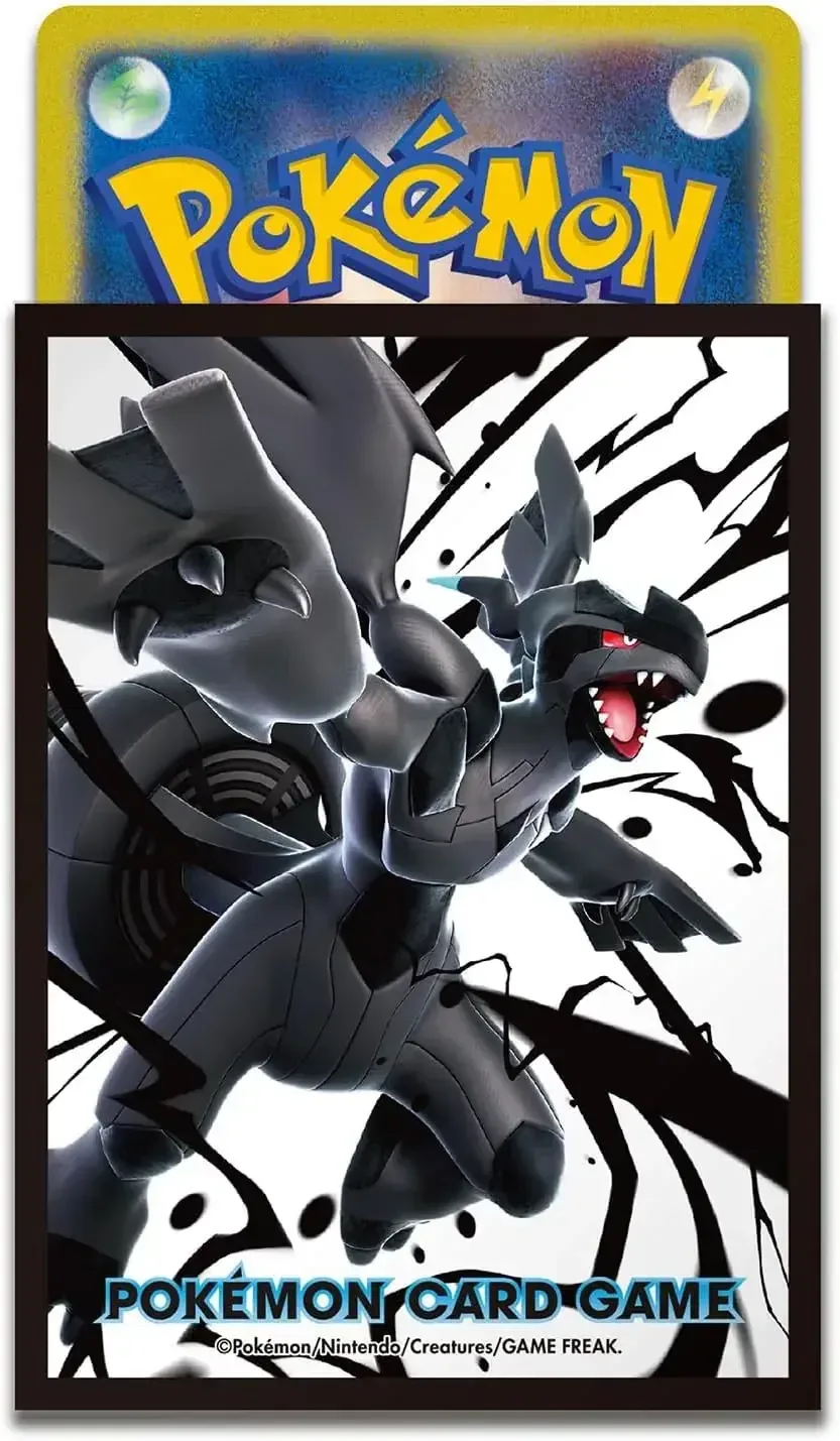 Pokemon Zekrom Trading Card Game Deck Sleeves 64-Pack Black Set