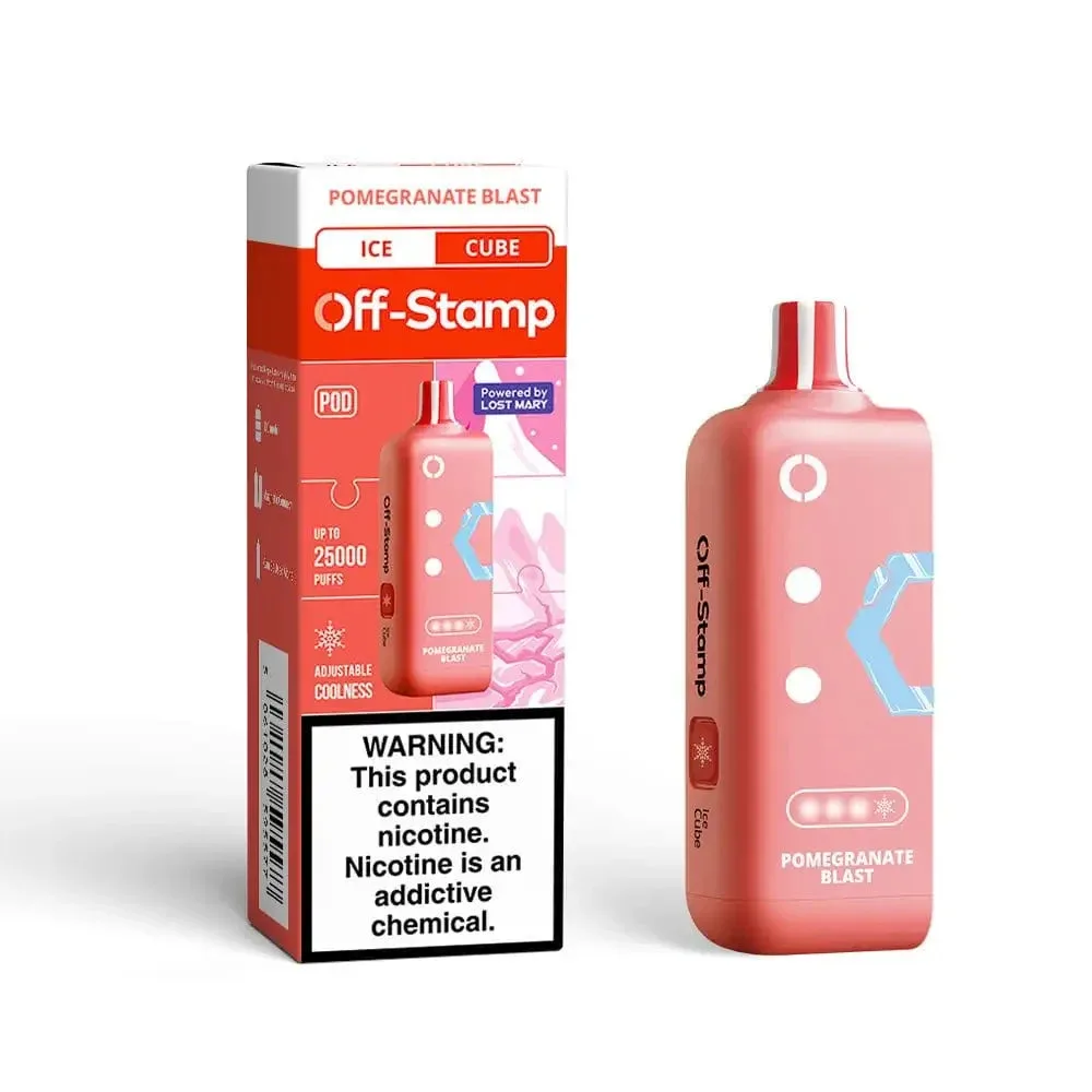 Pomegranate Blast - Off-Stamp Ice Cube 25K Disposable Pod