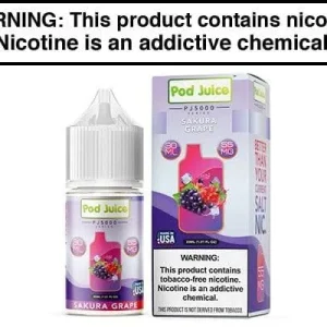SAKURA GRAPE BY POD JUICE SALT PJ5000 SERIES 30ML