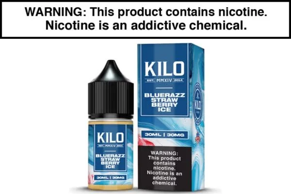 Blue Razz Strawberry Ice by KILO Salt Nic 30ML