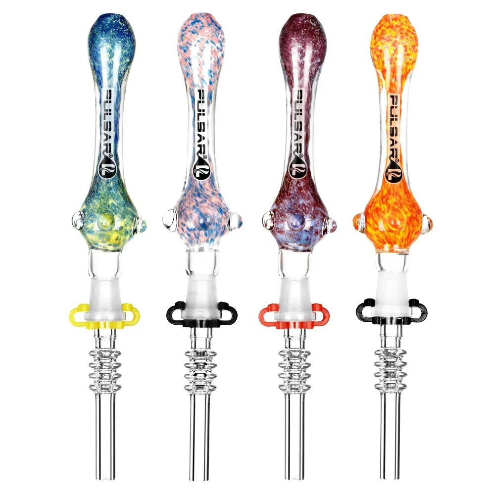 Pulsar Candy Frit Twist Dab Straw - 7.5"/Colors Vary - Image 2