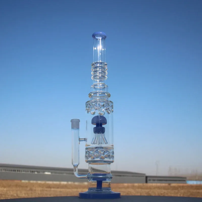 Jellyfish Sprinkler & Matrix Perc Glass Water Pipe 19.5" - Image 2