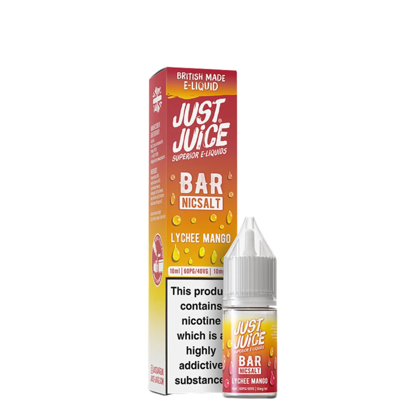 Just Juice Bar Salts 10mg (1%) Nic Salt 10ml - Image 2