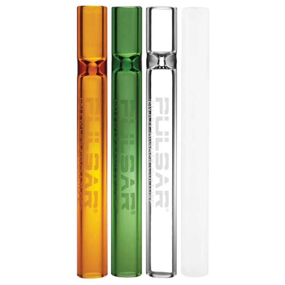 Pulsar Glass Chillum - 4" / Assorted Colors 100PC - Image 2